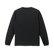 "CREW" L/S TEE (Black)