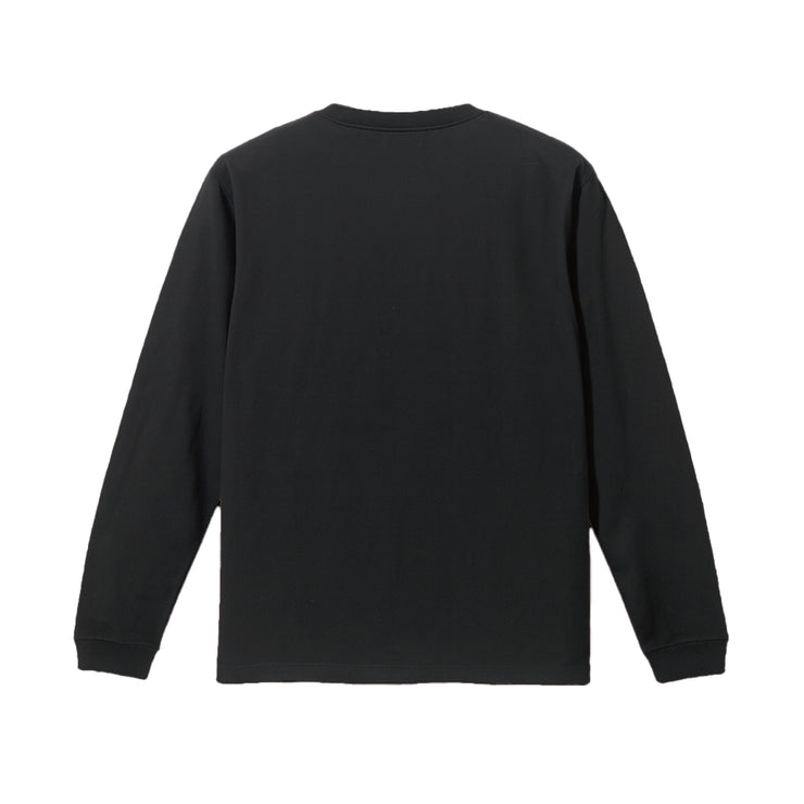 "CREW" L/S TEE (Black)