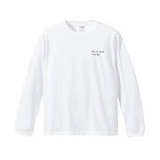 "One" L/S TEE (WHITE)