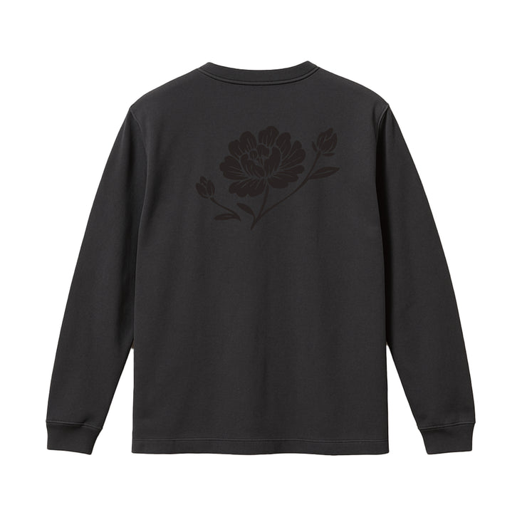 "Botan" L/S TEE (Sumi)