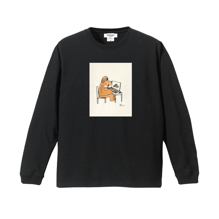 "Remoto Work" L/S TEE (Black)