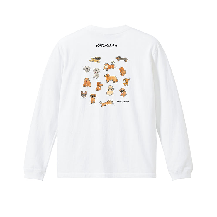 "DOG PERSON" L/S TEE (White)