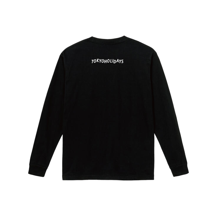 KIDS "Remoto Work" L/S TEE (Black)