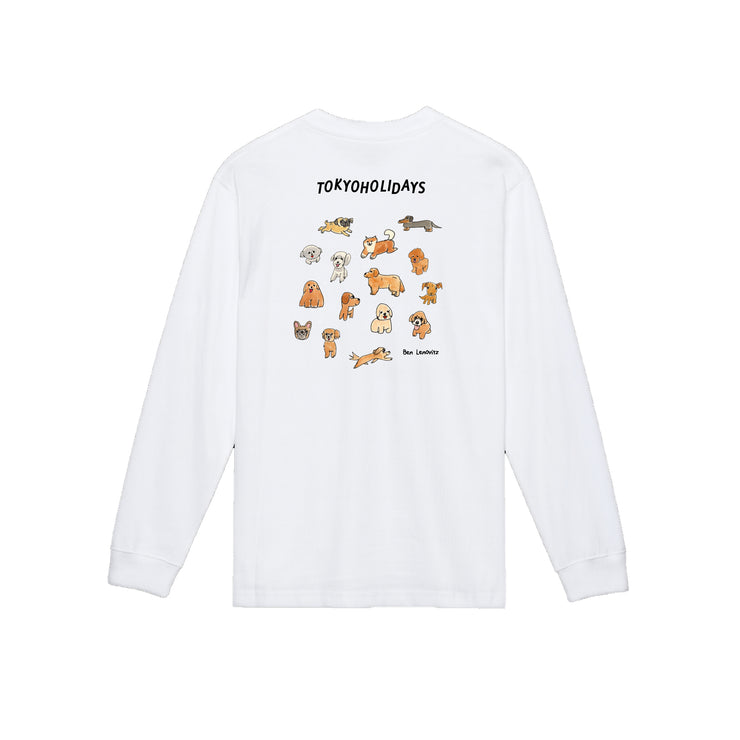 KIDS "DOG PERSON" L/S TEE (White)