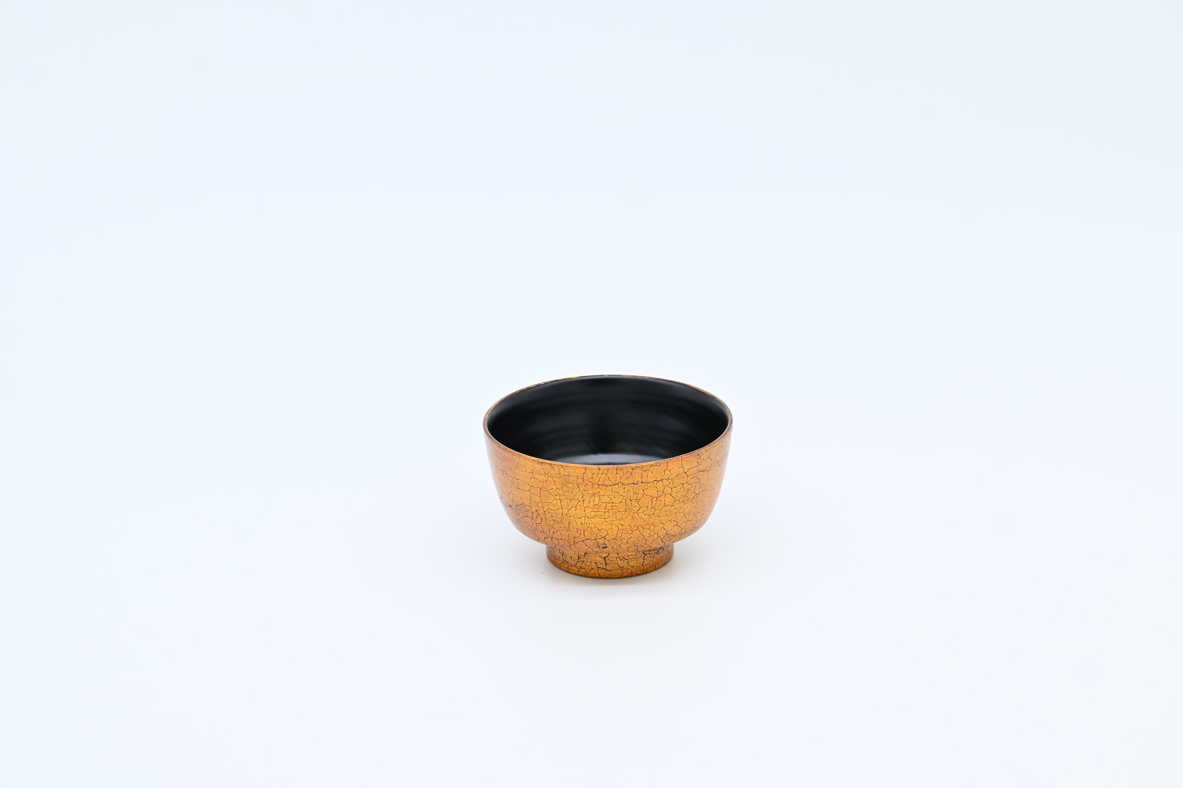木漆工とけし　壺椀　金　（小小）/moku-shikko  Tokeshi — Tsubowan Bowl (Extra Small) / Gold