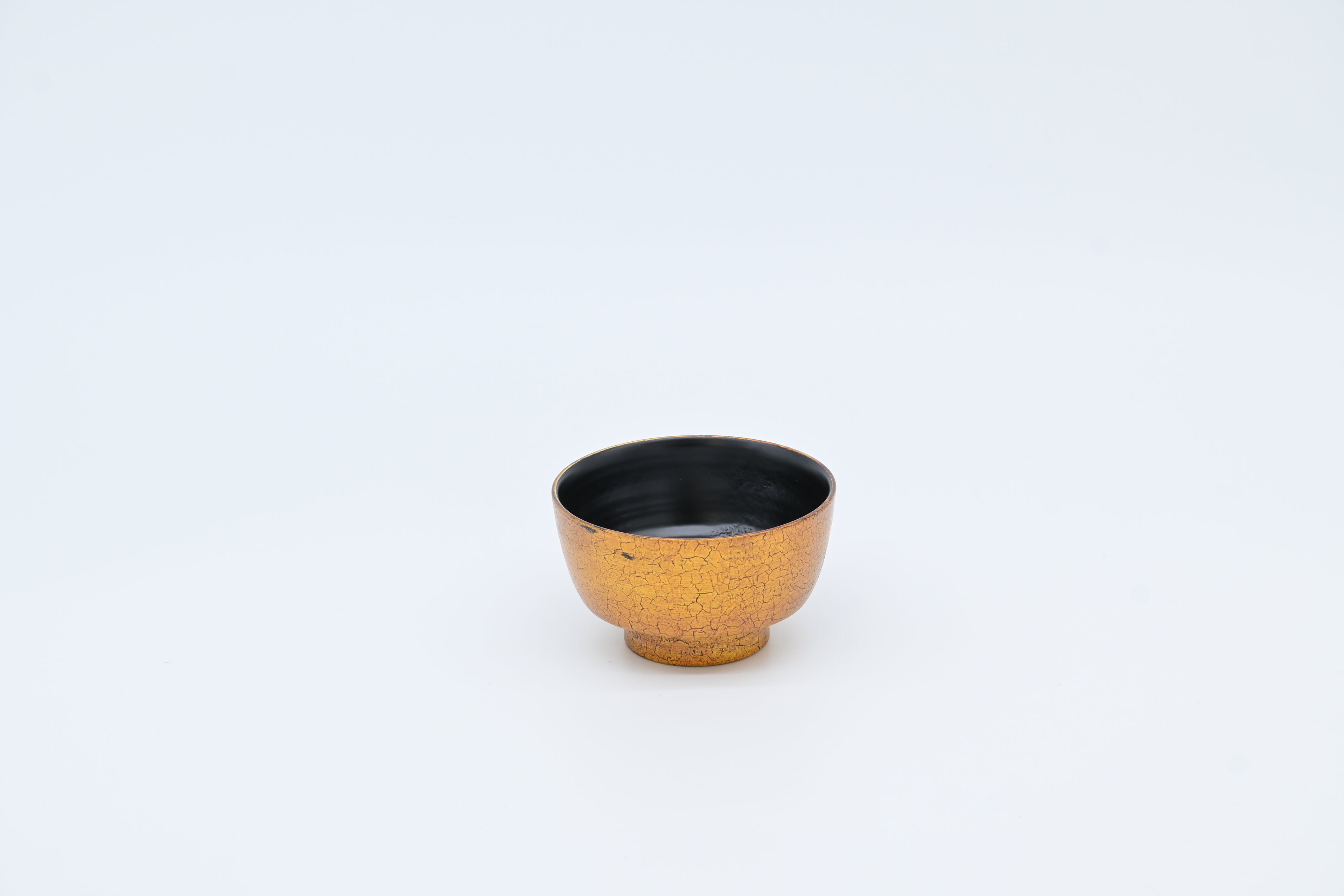 木漆工とけし　壺椀　金　（小小）/moku-shikko  Tokeshi — Tsubowan Bowl (Extra Small) / Gold