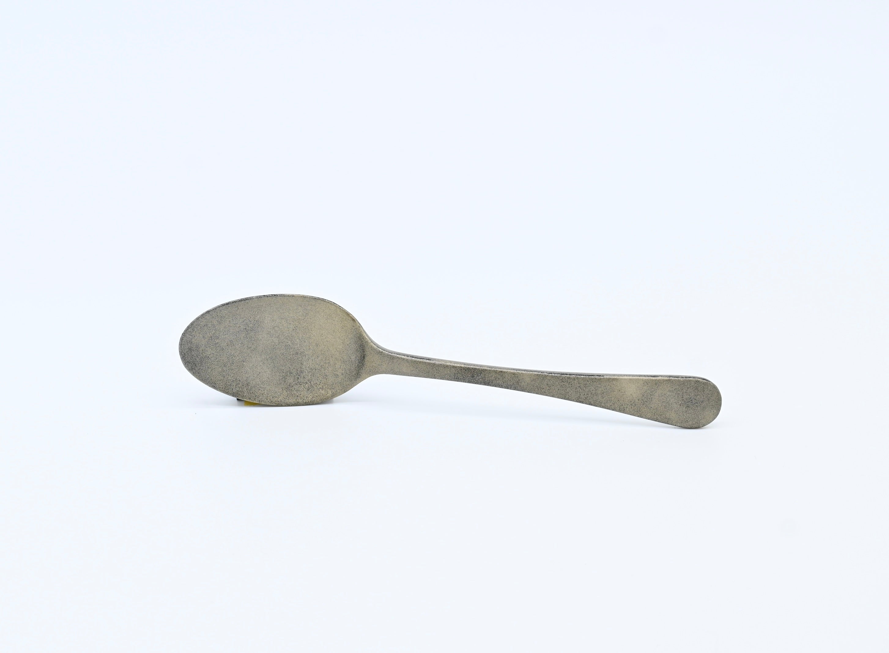 木漆工とけし　スプーン大　錫/Moku-Shikko Tokeshi — Wooden Spoon (Large) / Pewter (Suzu)