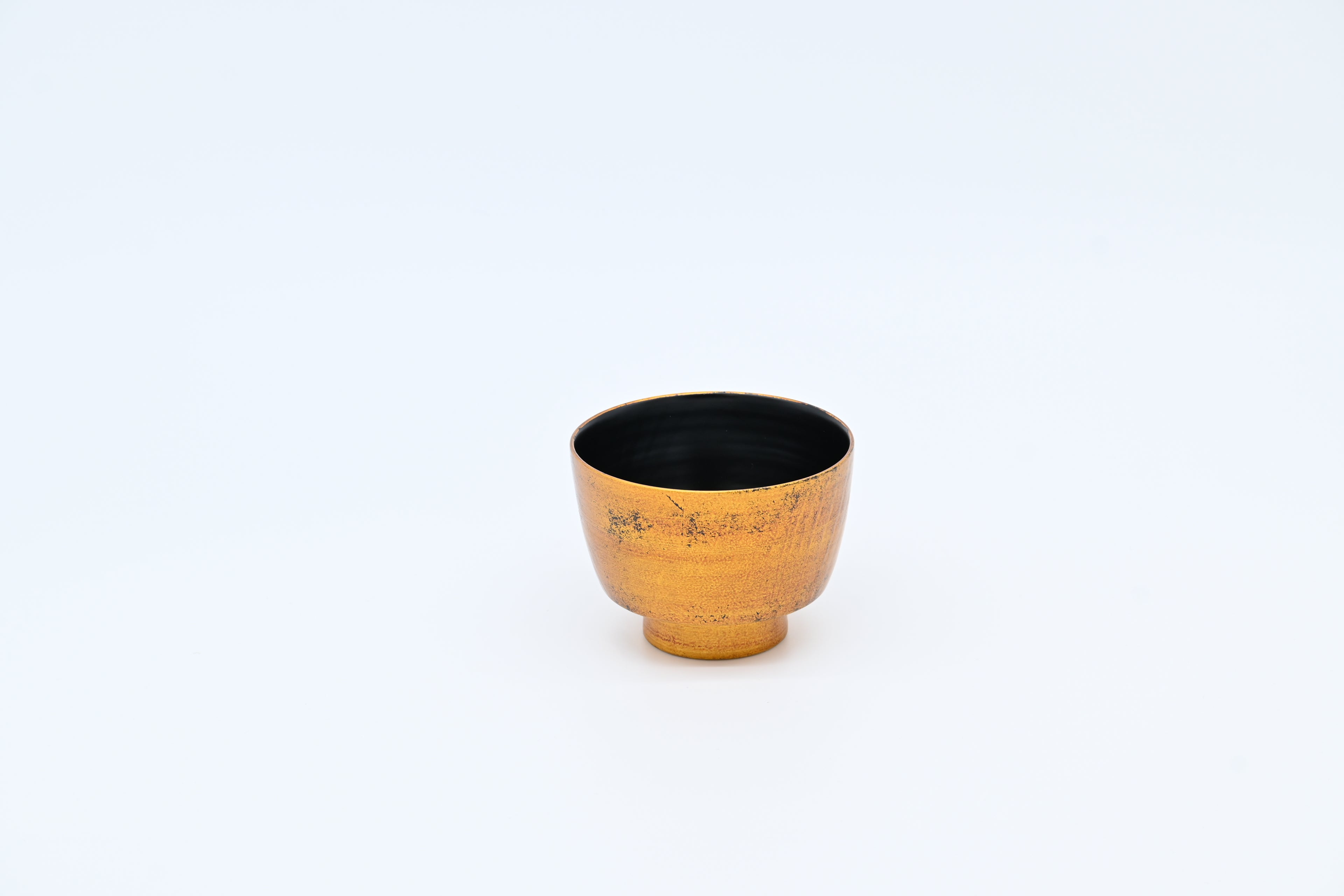 木漆工とけし　壺椀　金（小低)/Moku-Shikko Tokeshi — Tsubowan Bowl (Small/Low) / Gold