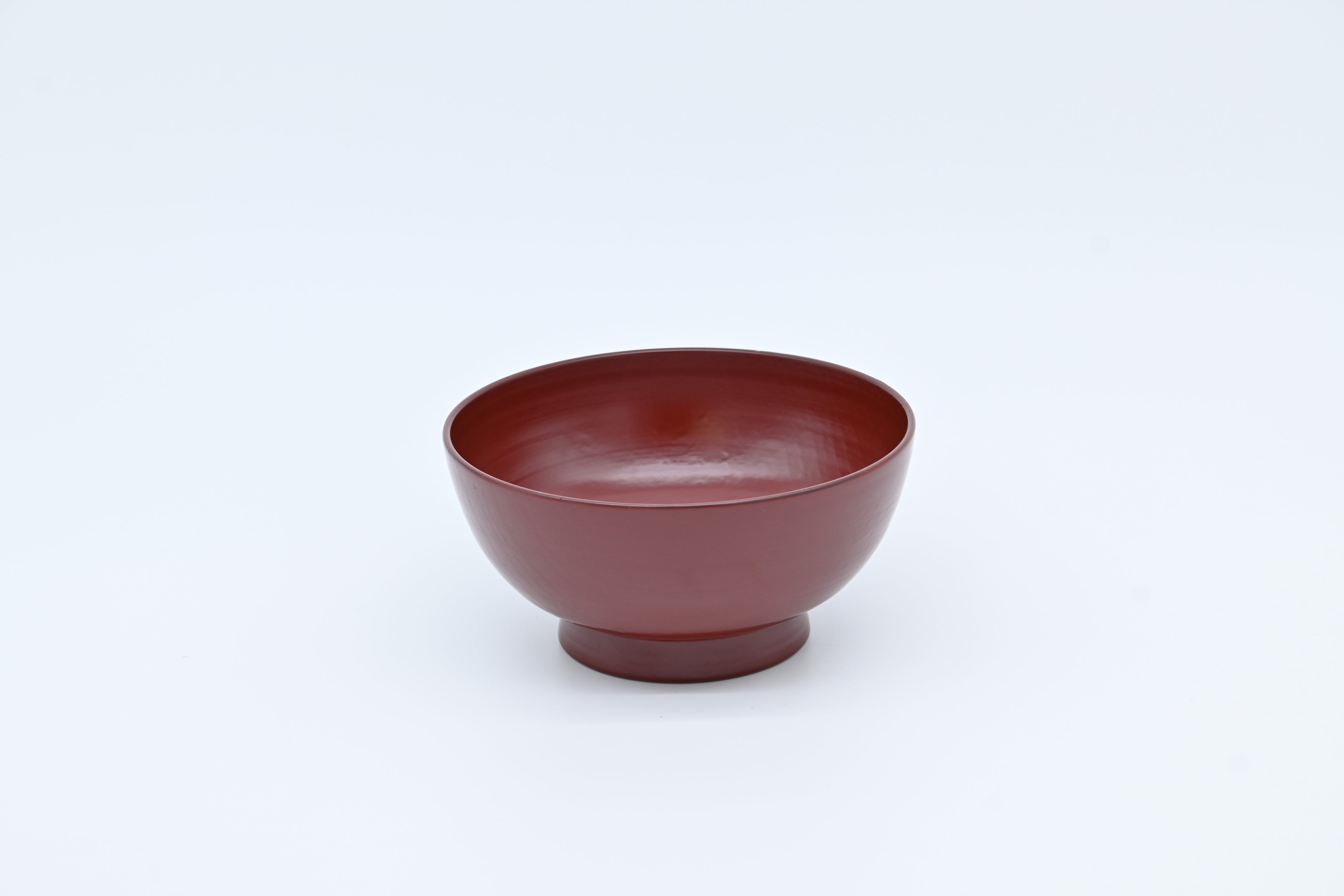 木漆工とけし　平椀　赤/Moku-Shikko Tokeshi — Hirawan (Flat Bowl) / Red
