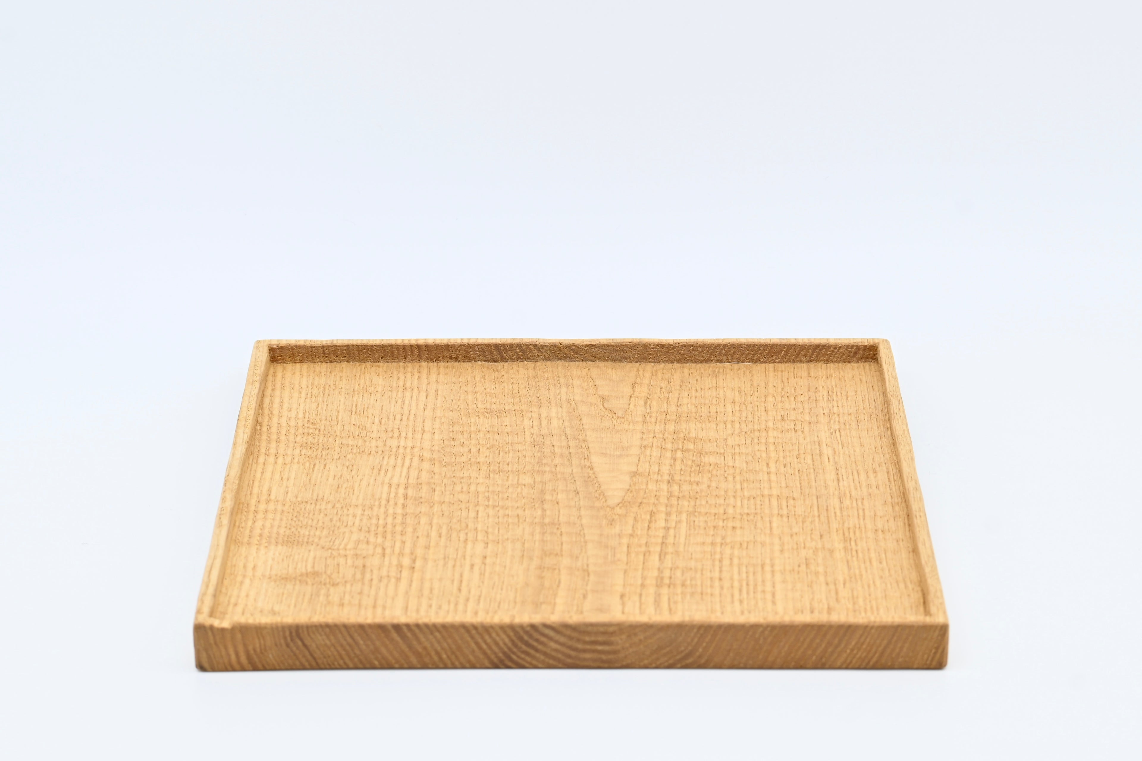 ki-nari 　彫目角盆 栗/ki-nari — Horime Square Tray / Chestnut (Kuri)