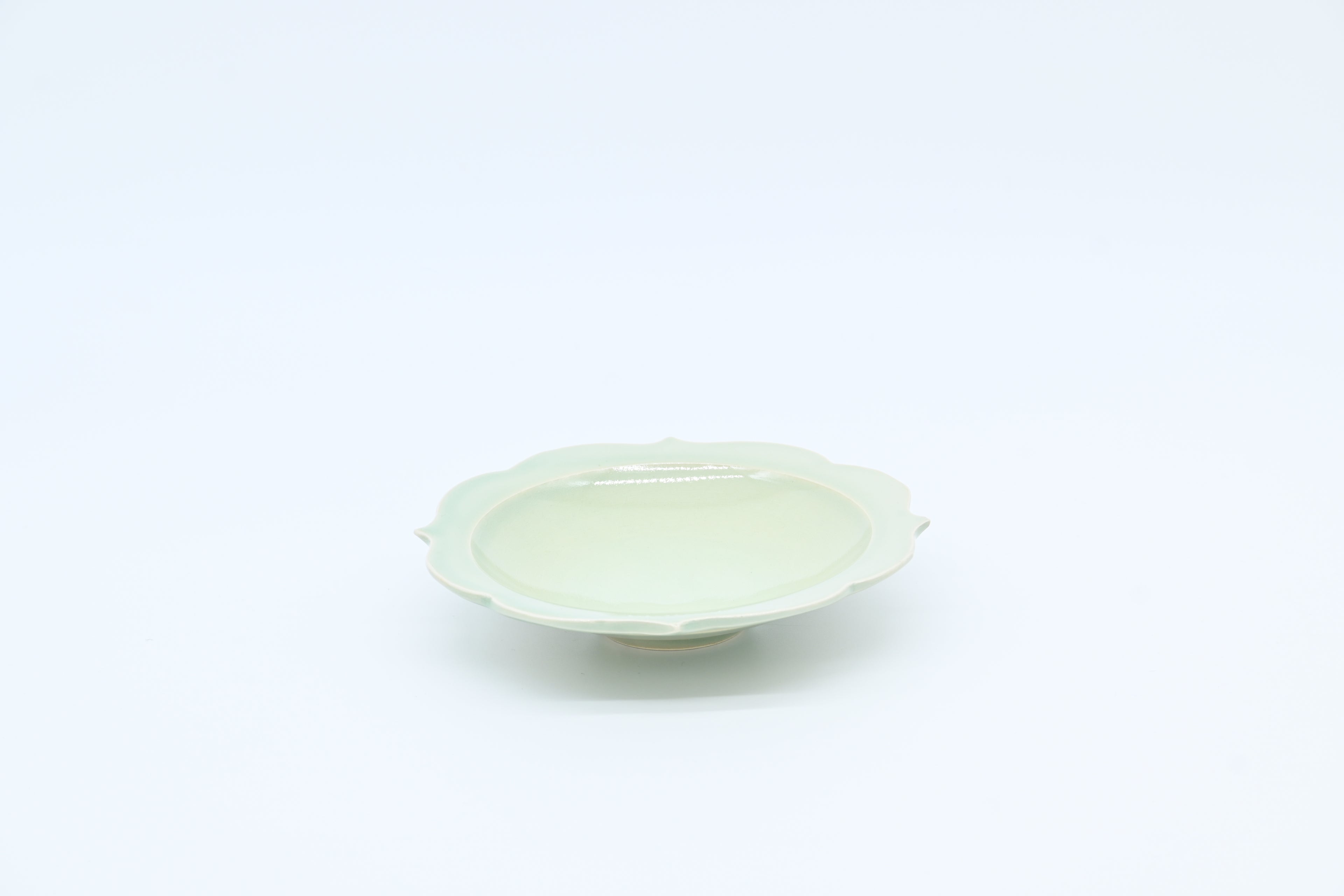 monohanako 陶器 チャクラ皿　L/緑青磁　/monohanako — Chakra Plate (L) / Green Celadon