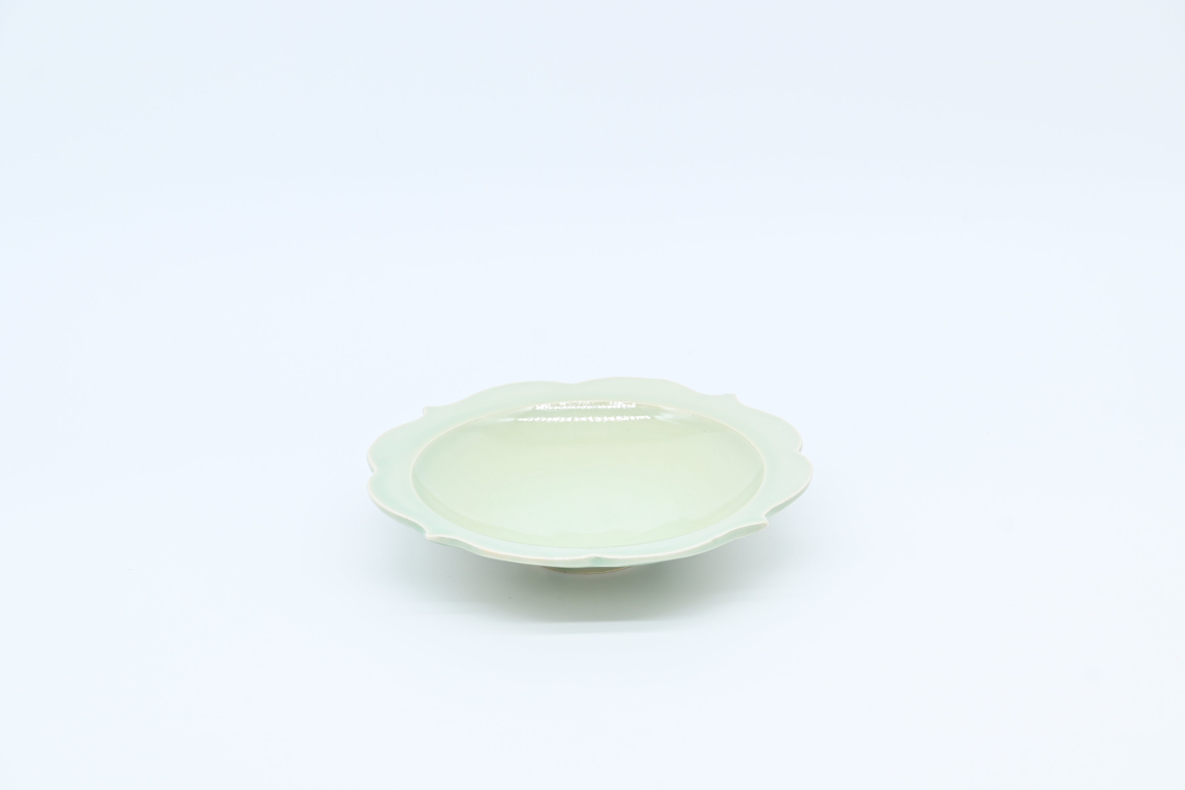 monohanako 陶器 チャクラ皿　L/緑青磁　/monohanako — Chakra Plate (L) / Green Celadon