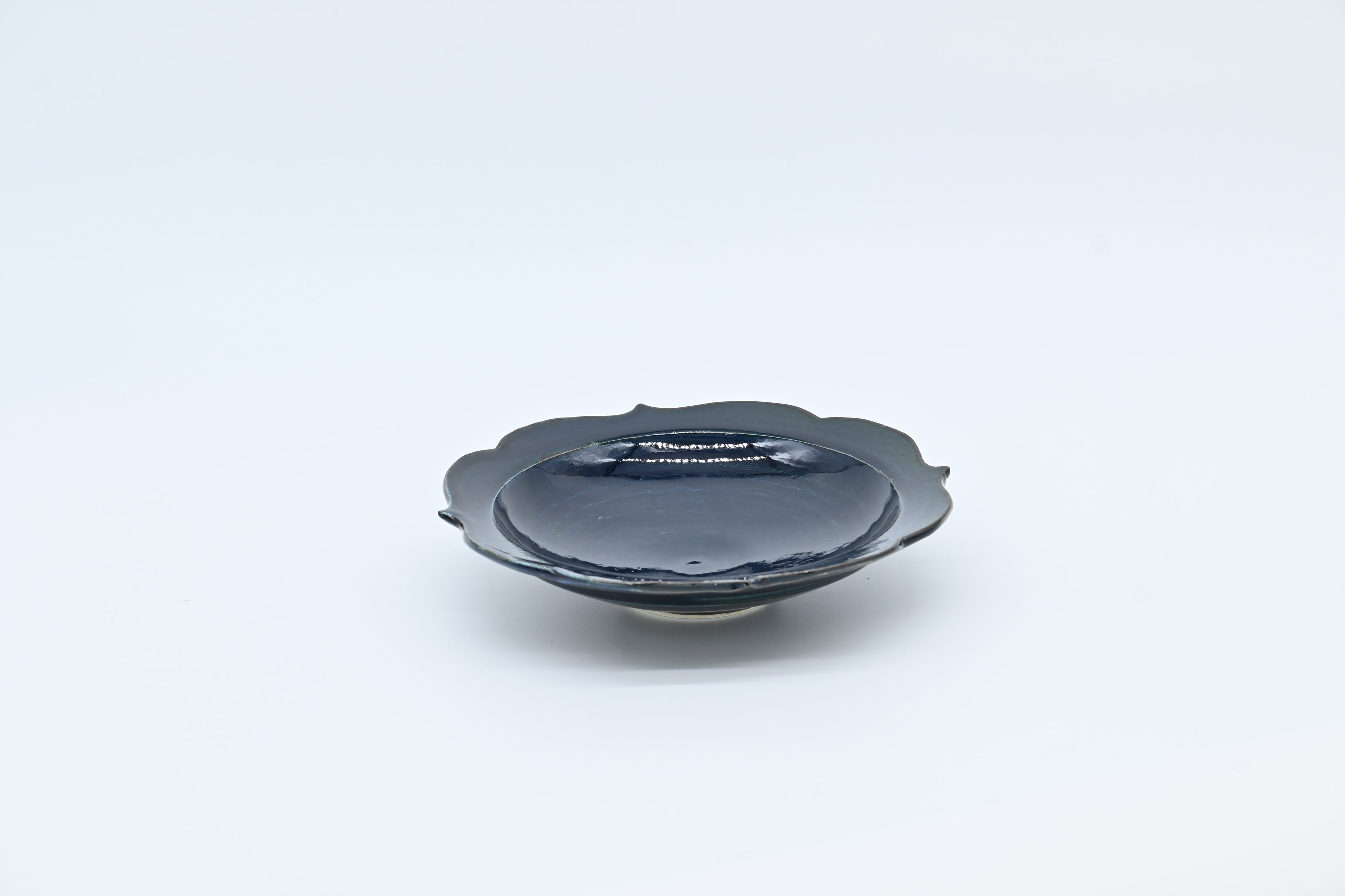 monohanako 陶器 チャクラ皿　M/ダークブルー/monohanako — Chakra Plate (M) / Dark Blue