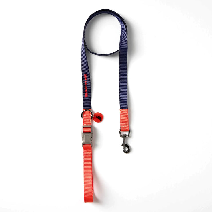 Sonia Leash - Red and Navy blue