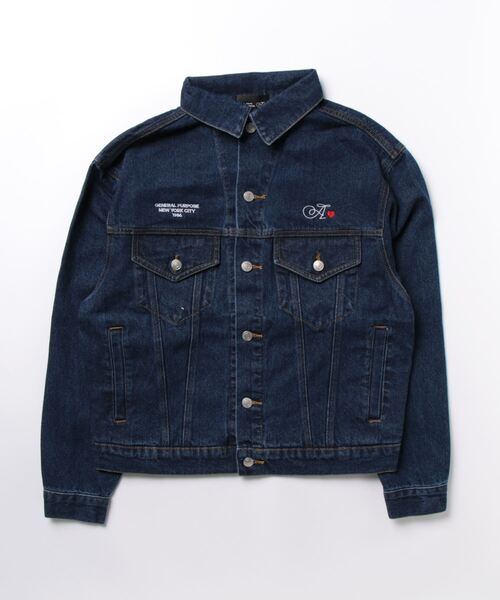 A.en Heart Denim Jacket