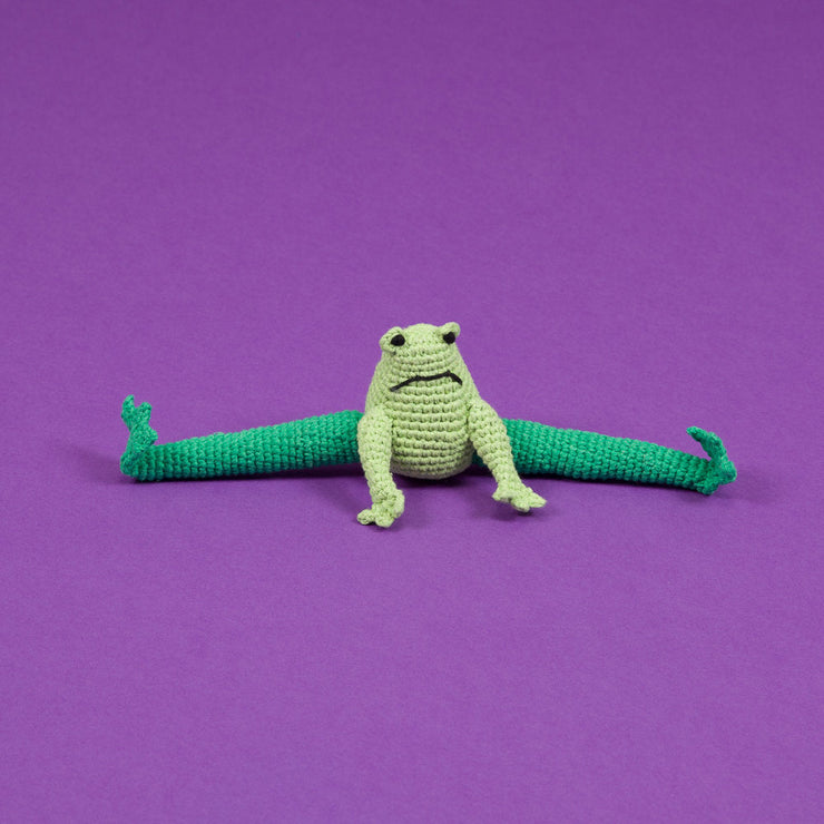 COTTON CROCHET FROG